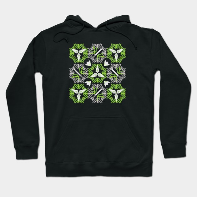 Genji Weapon inspired print Hoodie by ToriSipes